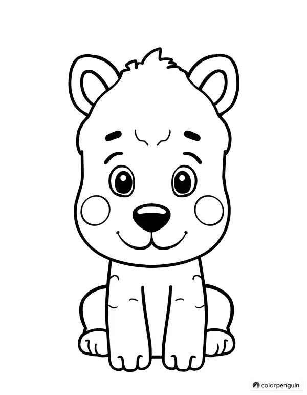 Adorable Animal Alphabet Coloring Page