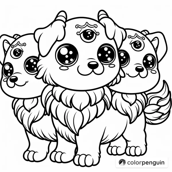 Charming Chibi Cerberus