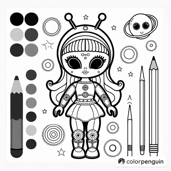 Alien Girly Doll