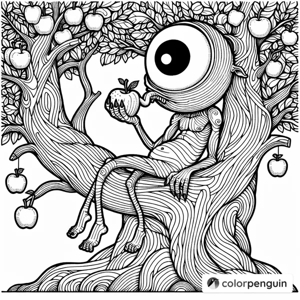 A Cyclops on a Tree Branch