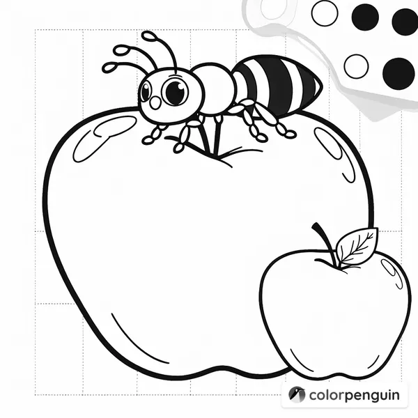 An Ant in an Apple