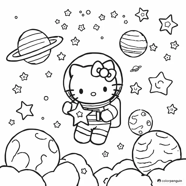 Hello Kitty the Astronaut