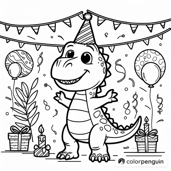 Happy Birthday Dinosaur Party