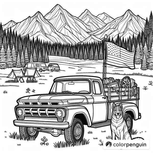 Ford Truck Adventure at Campgrounds