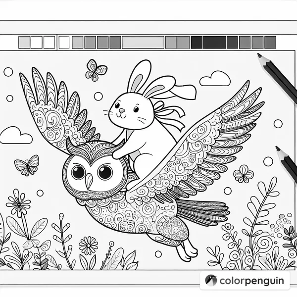 A Bunny on an Owl's Adventure