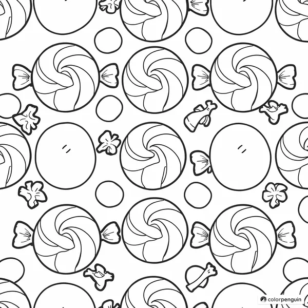 Repeating Candy Pattern