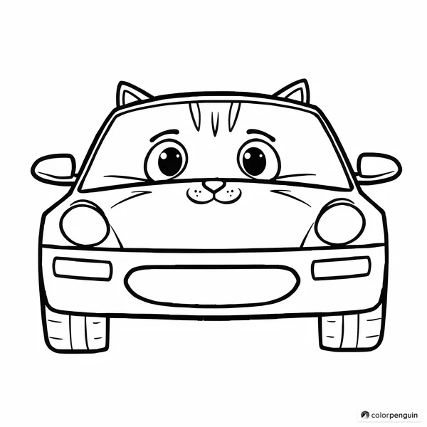 Cat-Faced Car