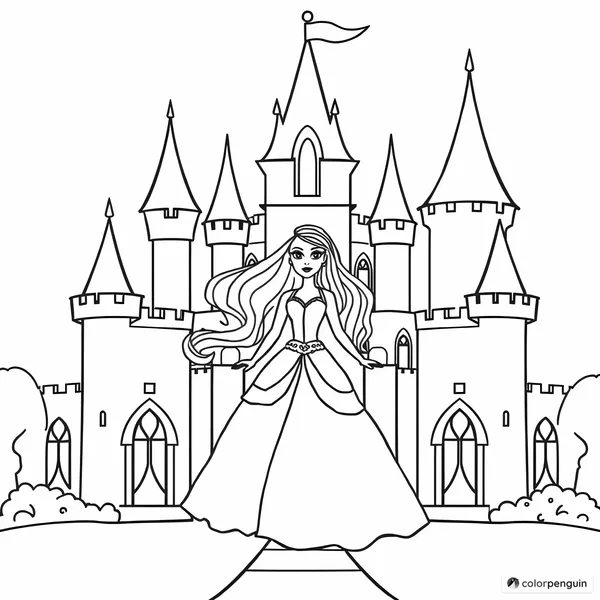 Barbie in a Castle