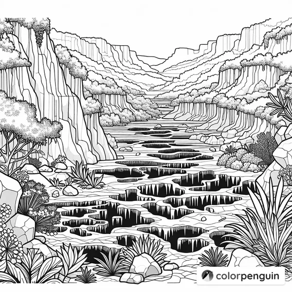 Limestone Valley and Hidden Caves