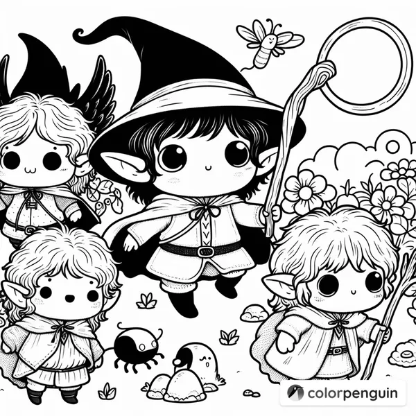 Chibi Fellowship of the Rings