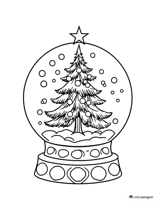 Christmas Tree Snow Globe
