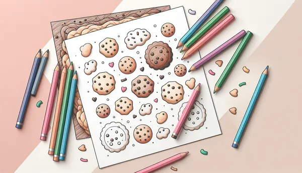 Cookies coloring pages feature image