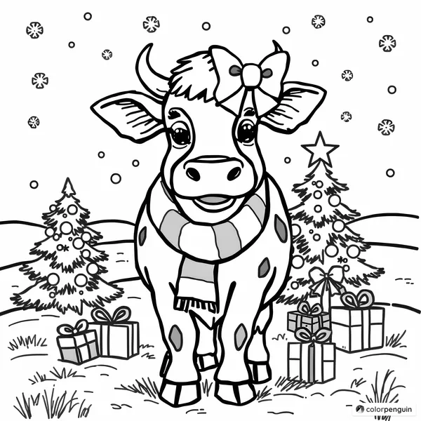 Christmas Cow