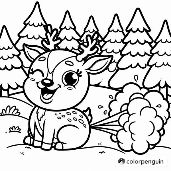 Happy Deer Farting