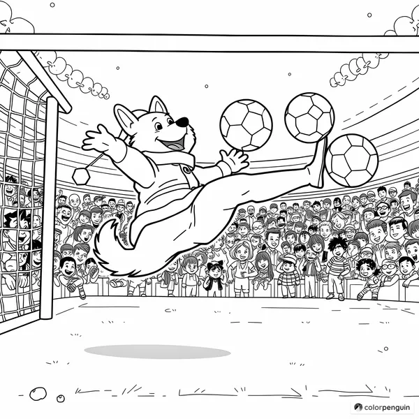 Santa Dog's Soccer Surprise