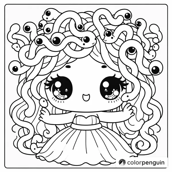 Playful Chibi Medusa