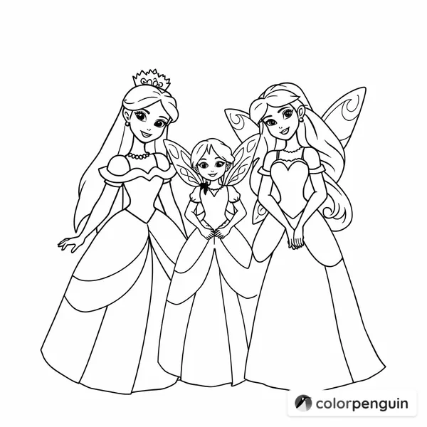 Two Princesses and a Fairy