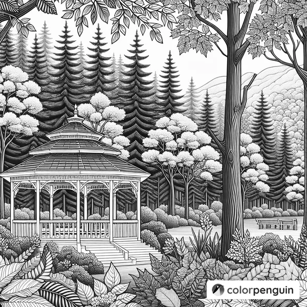 Autumn Forest Gazebo