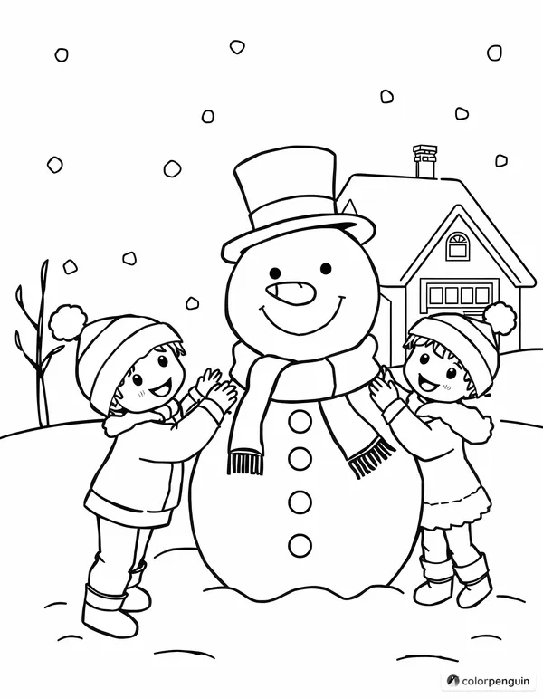 Joyful Snowman Building