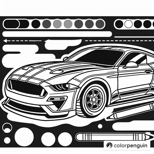 Full Body Ford Mustang