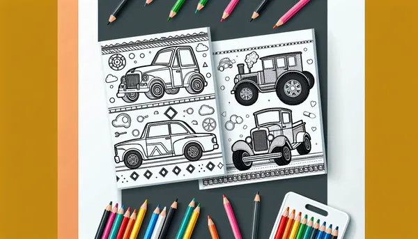 Ford coloring pages feature image