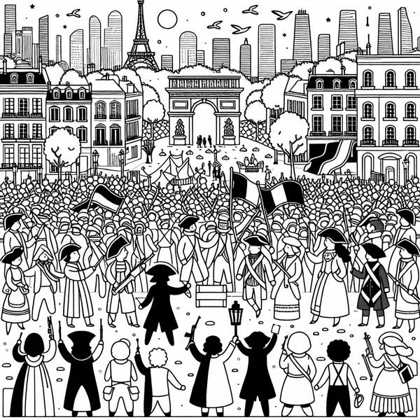 French Revolution Coloring Sheet