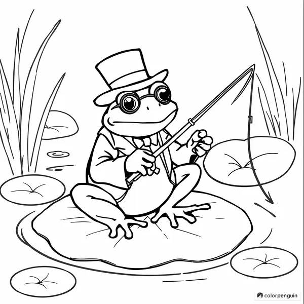 Gentleman Frog Fishing