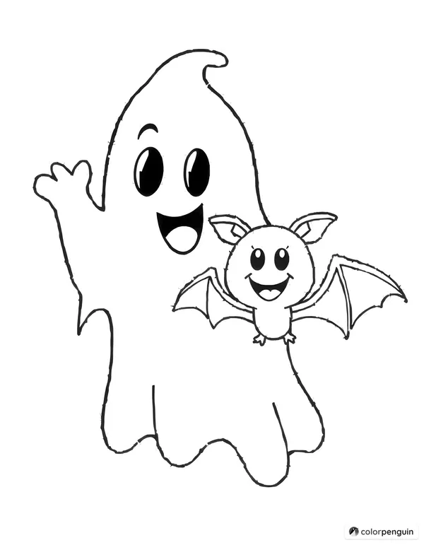 A Friendly Ghost and a Happy Bat