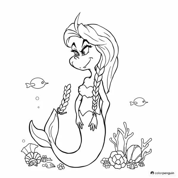 The Grinch Mermaid