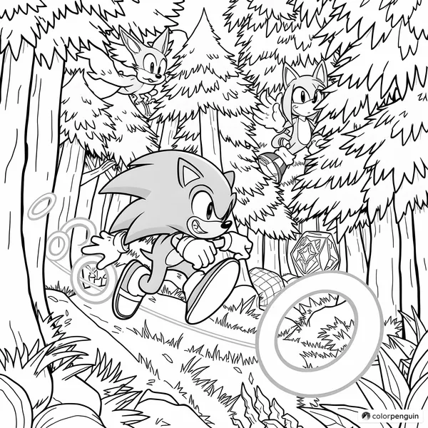 Sonic the Hedgehog in the Enchanted Forest