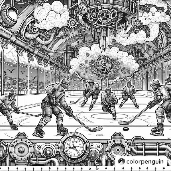 Steampunk Ice Hockey