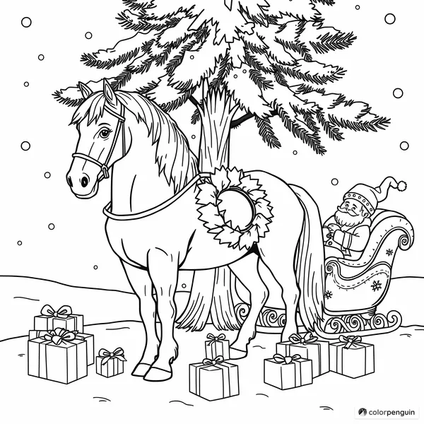 Christmas Horse