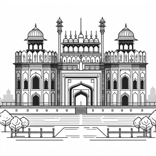 Red Fort in Delhi