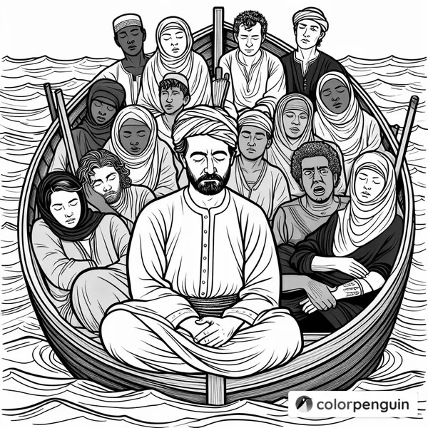 Jesus in the Boat: A Tranquil Savior