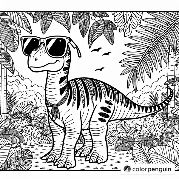 Brontosaurus in Sunglasses