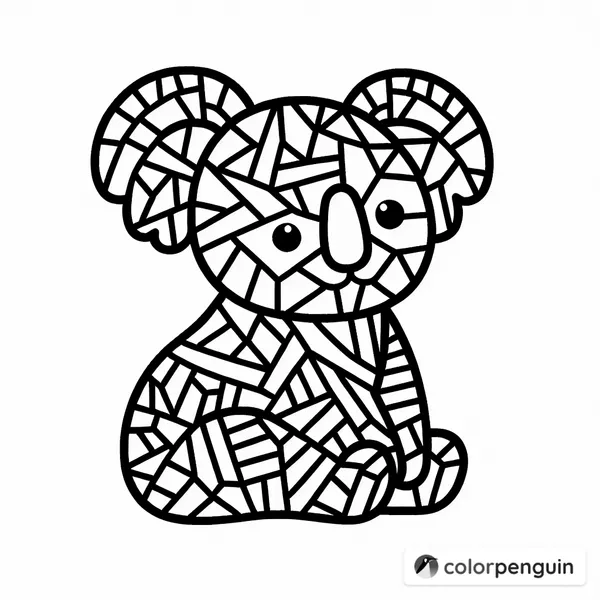 A Mosaic Koala