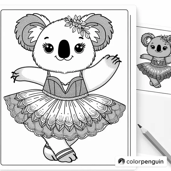 Ballet Ballerina Koala