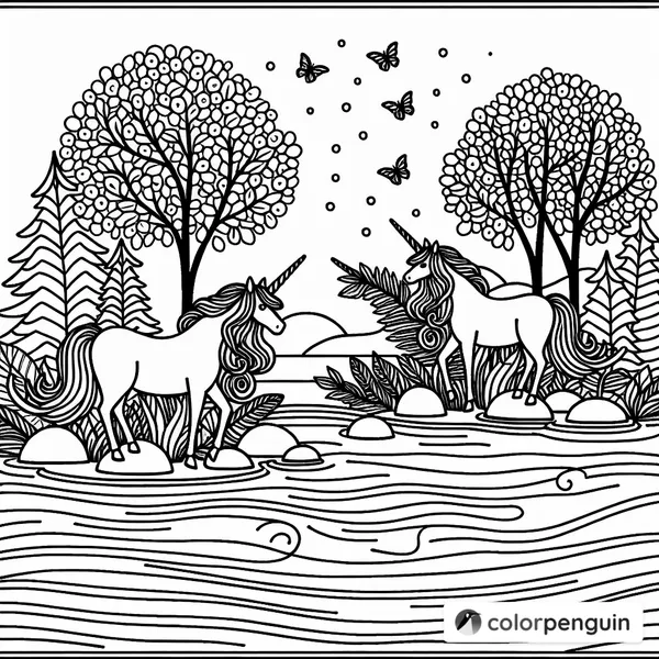 Unicorns by the Lake