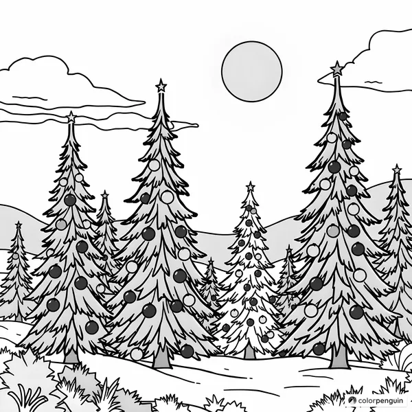 Christmas Tree Landscape