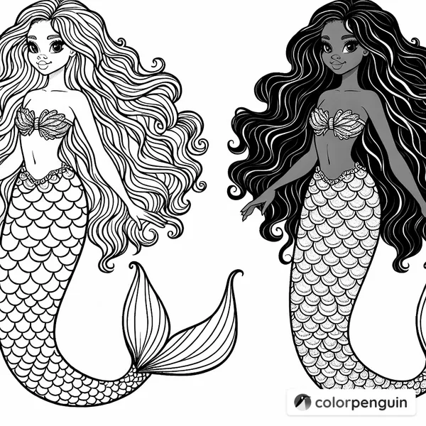 African American Mermaid