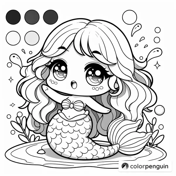 Charming Chibi Mermaid