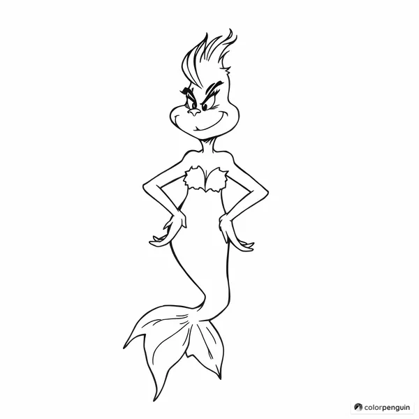 The Grinch Mermaid