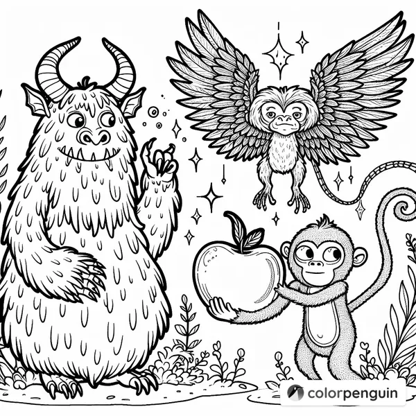 Monster Magic with a Winged Monkey