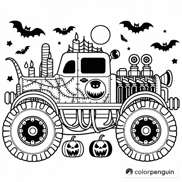 Halloween Monster Car