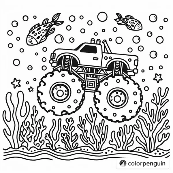 Underwater Monster Truck Adventure