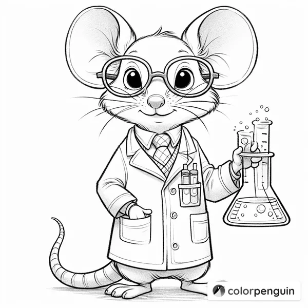 Curious Mouse Scientist