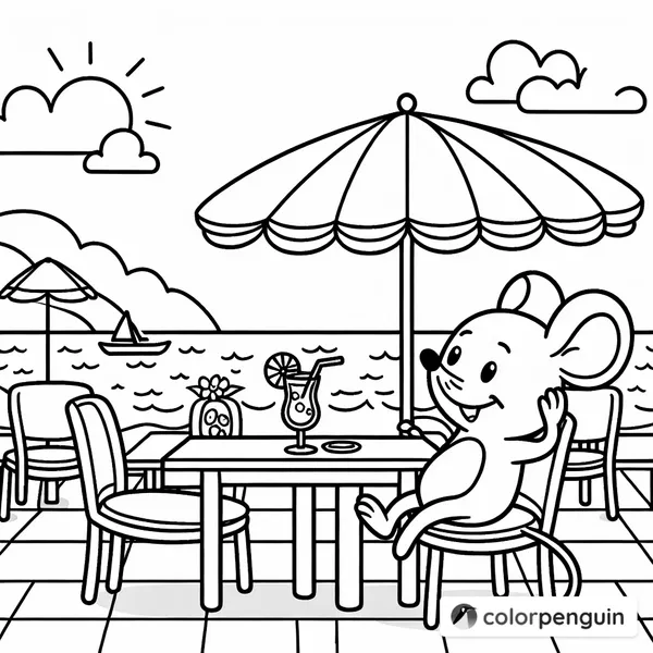 Mouse's Beachside Lunch