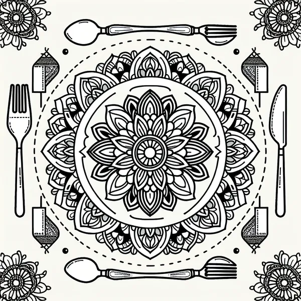 Table Setting Mandala