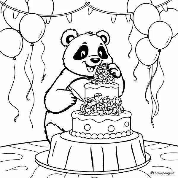 Panda Cake Decorator