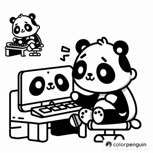 Panda on a Computer